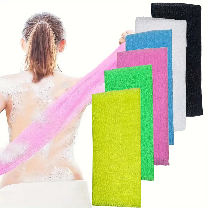 6 colors Washcloth Bath Sponges and Loofahs