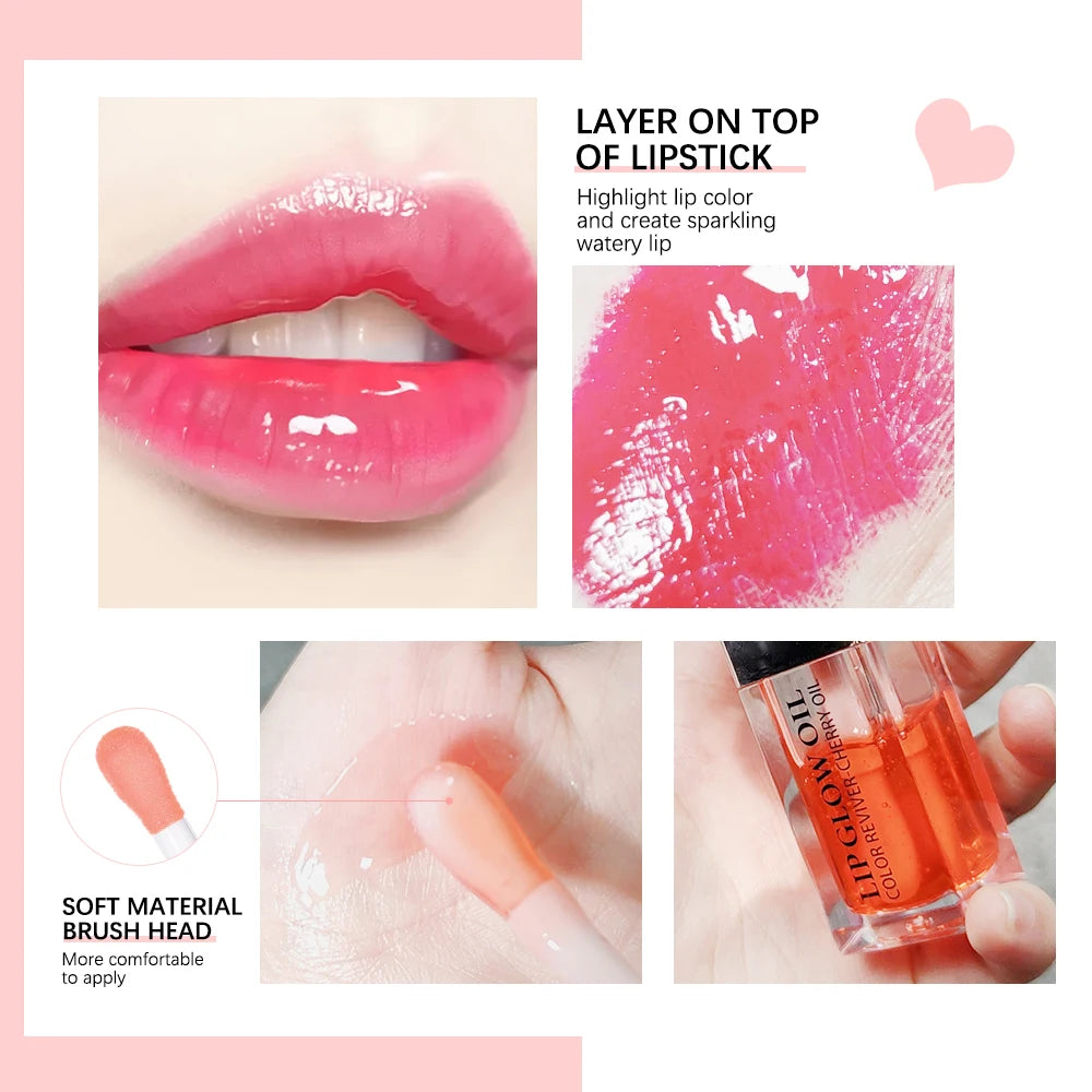 Hydrating Lip Oil Gloss Care - Moisturizing Lip Care