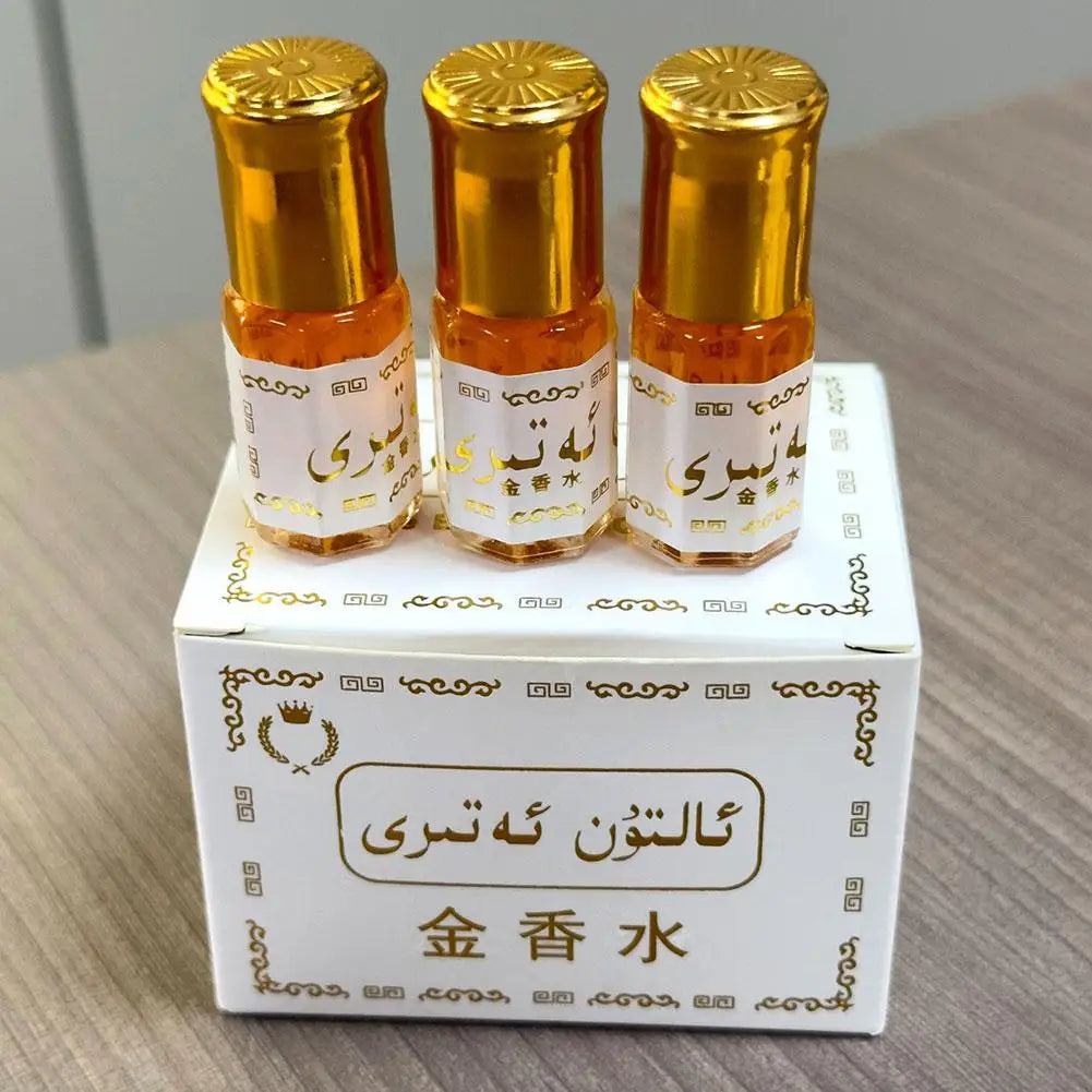 3ml Alcohol Free Pakistani Gold Perfume Saudi Arabian Floral Fruity Small Perfume Rollerball Arabic Perfume Roller