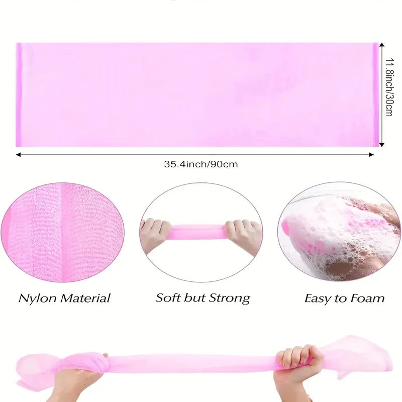 6 colors Washcloth Bath Sponges and Loofahs